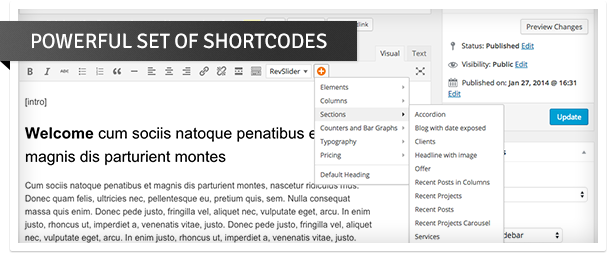 Shortcodes
